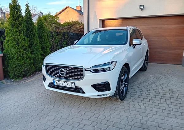 Volvo XC 60 cena 139900 przebieg: 98000, rok produkcji 2019 z Warszawa małe 781